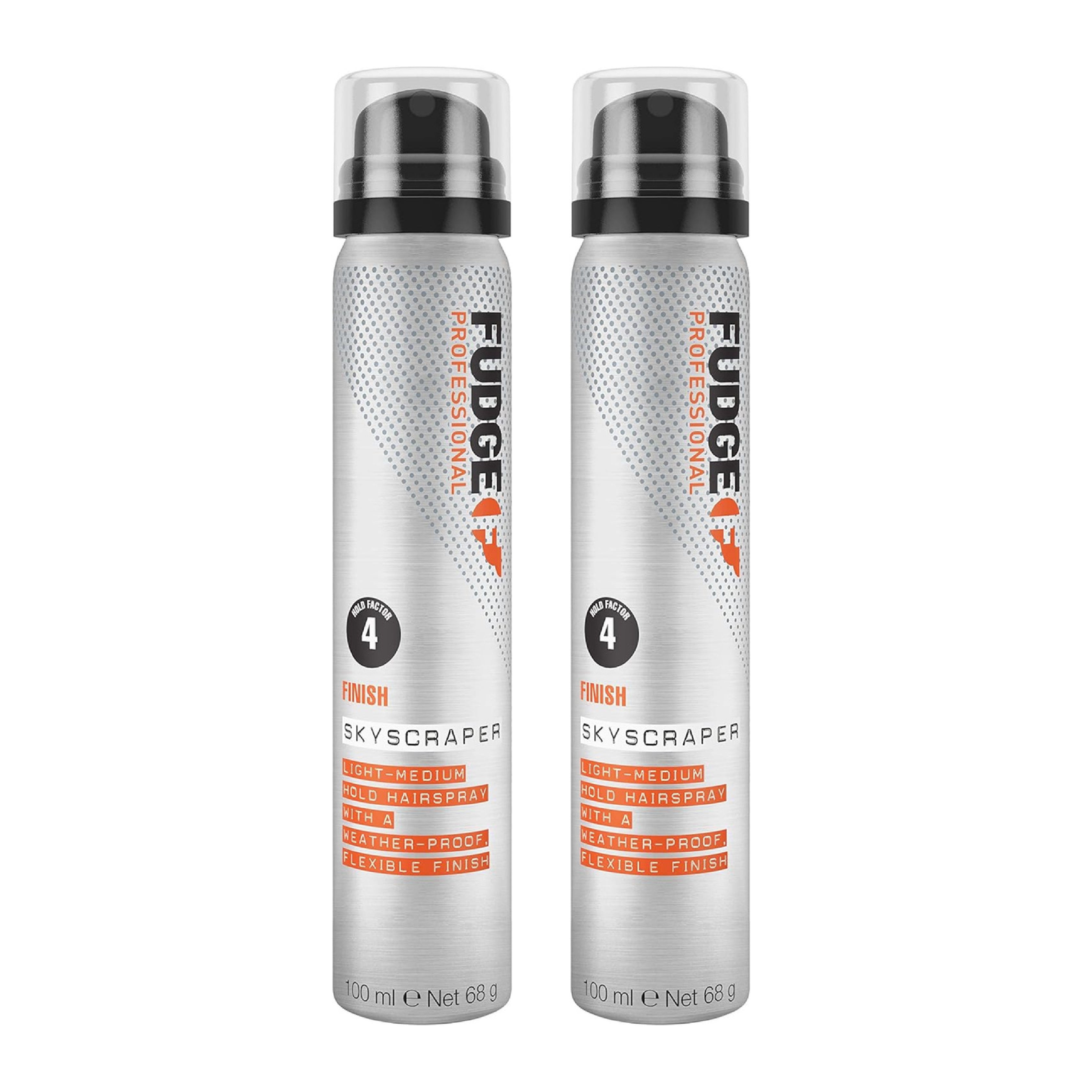 Fudge Professional Skyscraper Hair Spray 100ml Hold Factor 4 (Pack of 2) Fudge