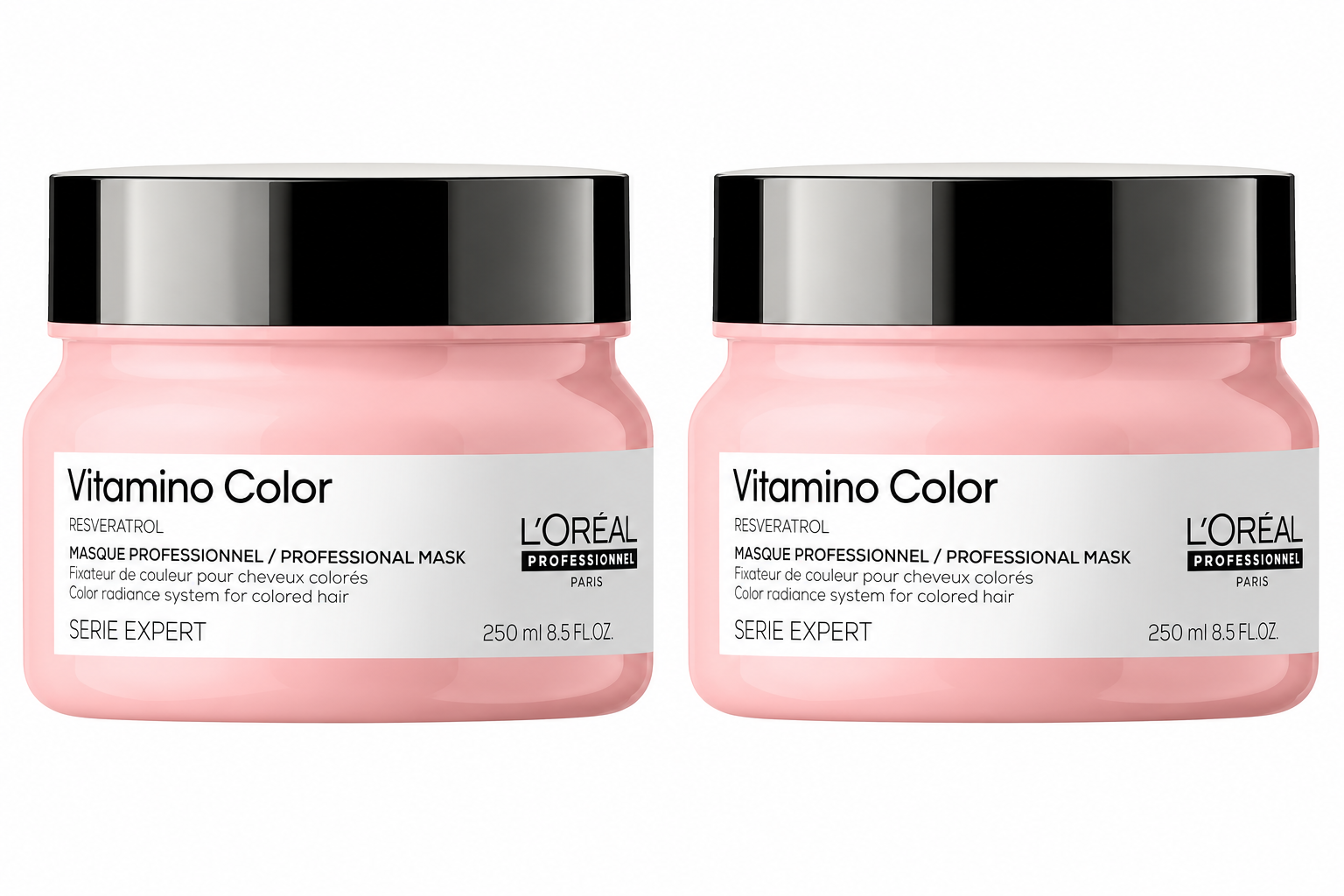L'Oréal Professionnel Vitamino Color Hair Mask With Resveratrol, For Coloured Hair, Serie Expert, 250 ml (Pack of 2) LOreal Professionnel
