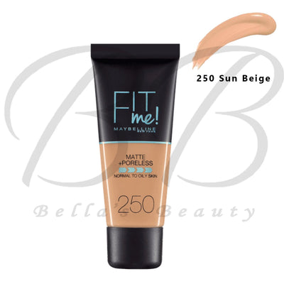 MAYBELLINE Fit Me! Matte + Poreless Normal to Oily Skin Foundation 30ml Maybelline New York