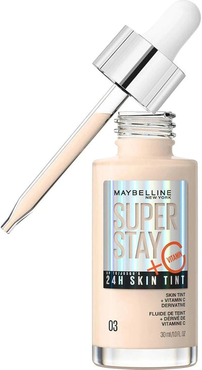 Maybelline Super Stay 24H Skin Tint Foundation With Vitamin C 30ml Maybelline