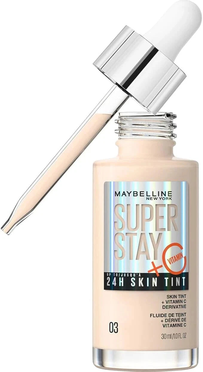 Maybelline Super Stay 24H Skin Tint Foundation With Vitamin C 30ml Maybelline