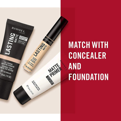RIMMEL Lasting Matte Lightweight Mattifying Hydrating All Day Primer 30ml Rimmel
