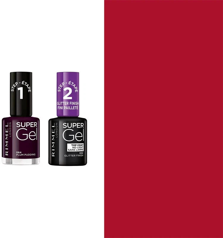 RIMMEL Super Gel High Shine Glossy Nail Polish, Top Coat 12ml Rimmel