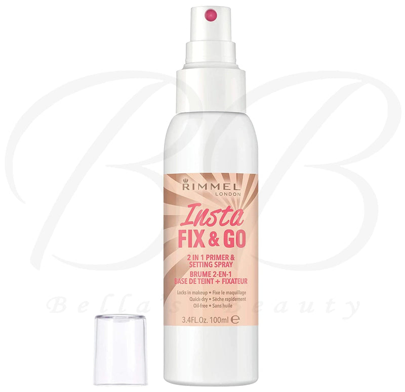 RIMMEL Insta Fix & Go 2 in 1 Oil-Free Quick Primer & Setting Spray 100ml Rimmel