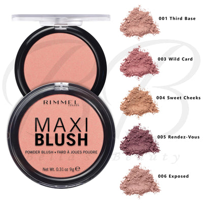 Rimmel London Maxi Blush Pigmented Powder Blusher Third Base 9 g Rimmel