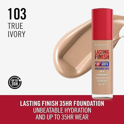 Rimmel Lasting Finish 35HR Foundation 30 ml SPF20 *New Formula Rimmel