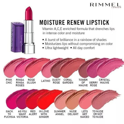 Rimmel London Moisture Renew Hydrating Lipstick Rimmel