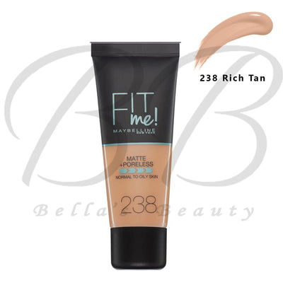 MAYBELLINE Fit Me! Matte + Poreless Normal to Oily Skin Foundation 30ml Maybelline New York