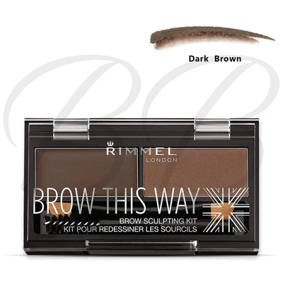 RIMMEL London Brow This Way Eyebrow Powder Sculpting Kit Rimmel