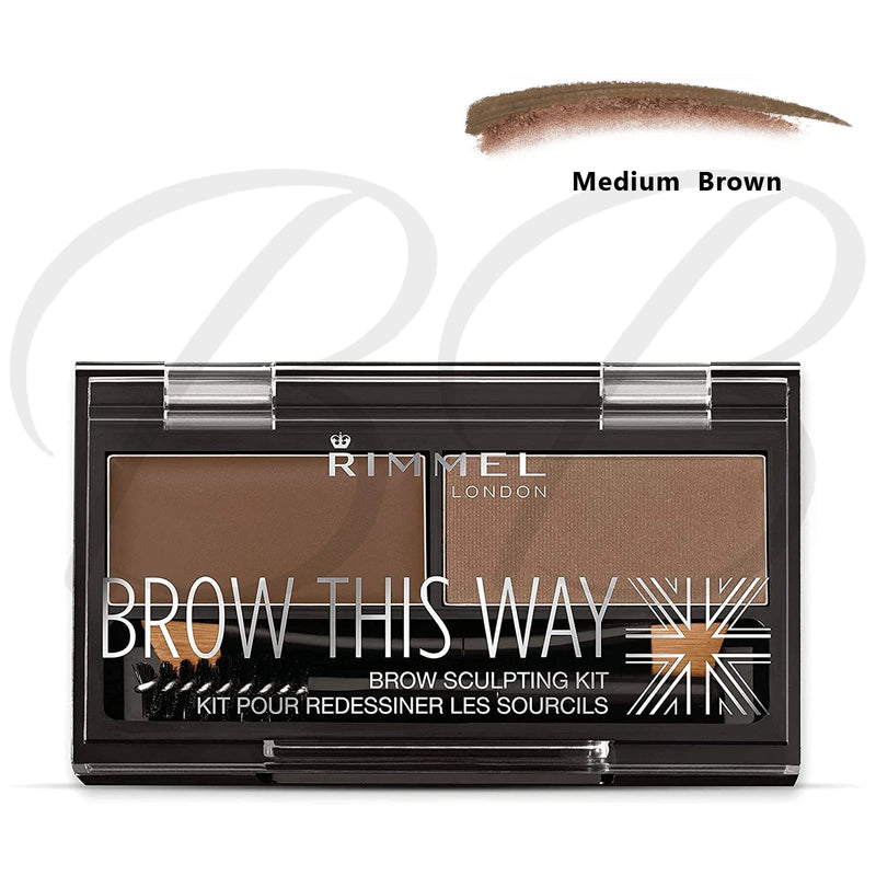 RIMMEL London Brow This Way Eyebrow Powder Sculpting Kit Rimmel