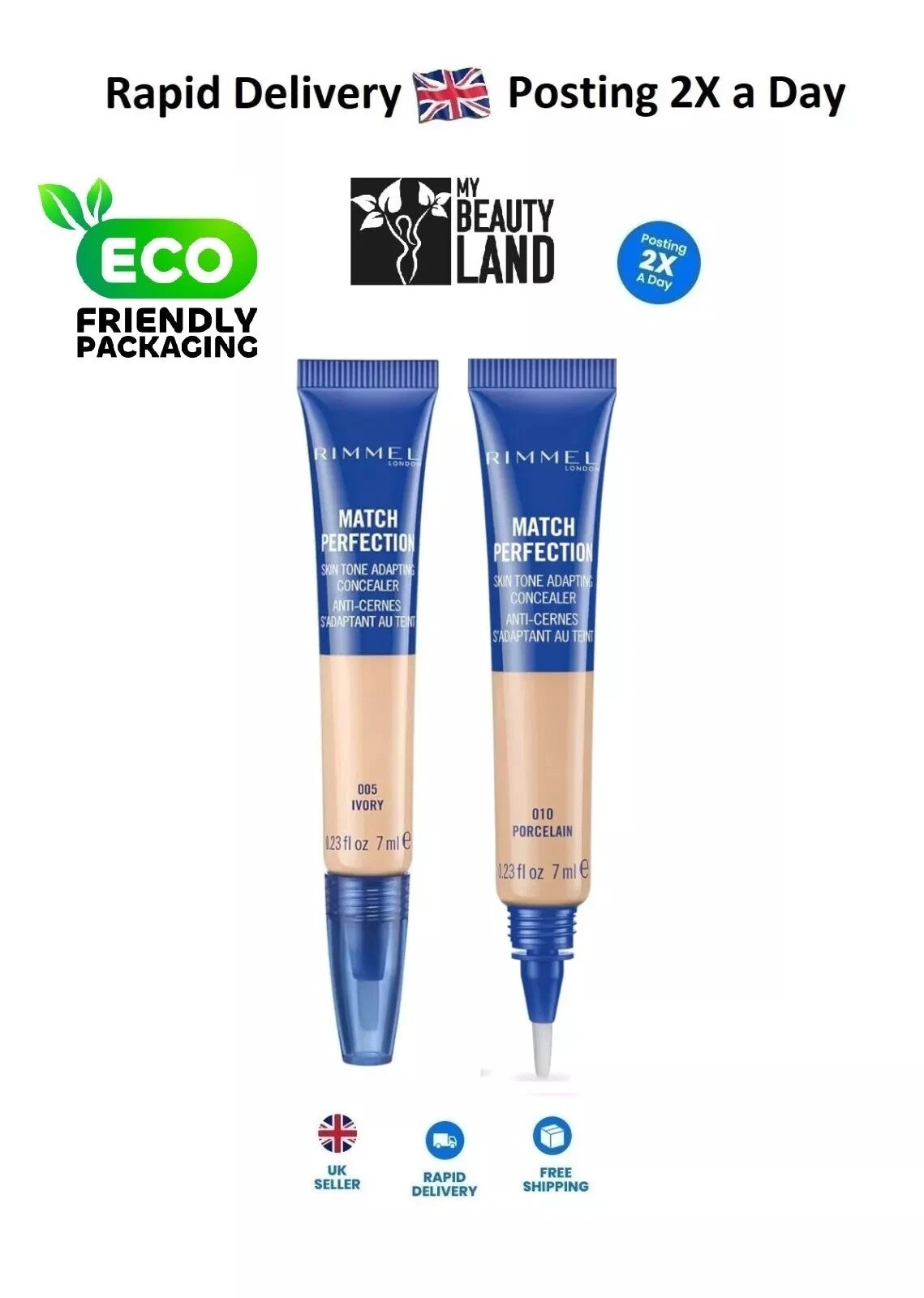 Rimmel Match Perfection Skin Tone Adapting Concealer 7ml Rimmel