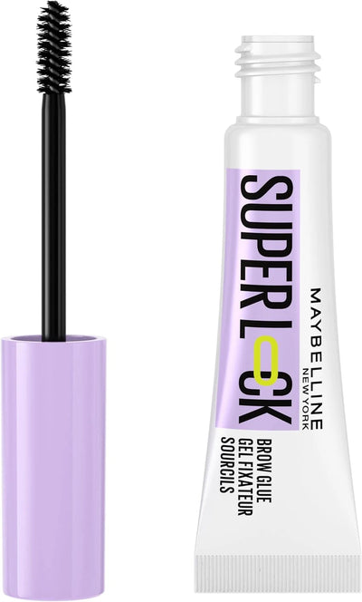 Maybelline New York, Superlock Brow Glue, Transparent Brow Fixing Gel, with Scul Maybelline New York