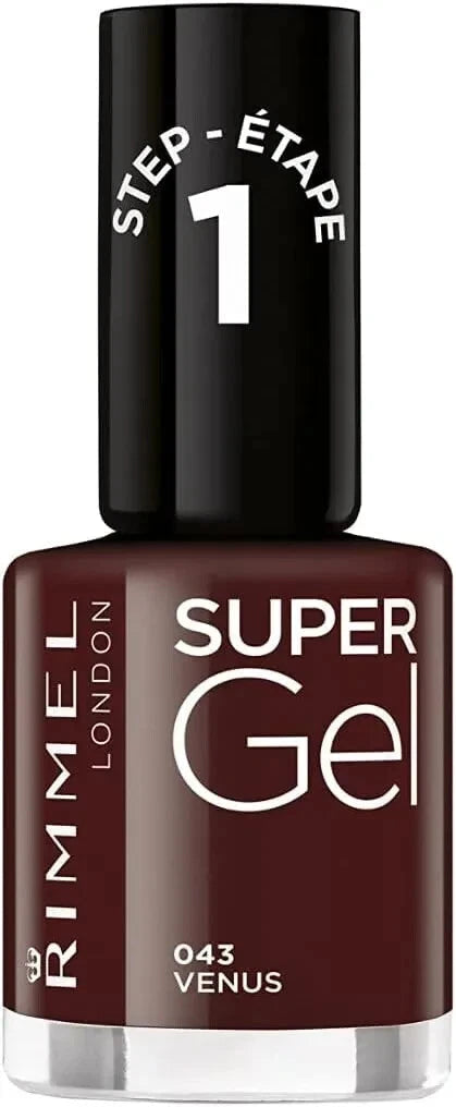 RIMMEL Super Gel High Shine Glossy Long Lasting Nail Polish 12ml Rimmel