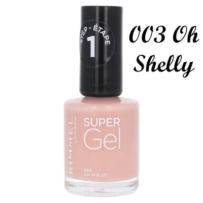 RIMMEL Super Gel High Shine Glossy Nail Polish, Top Coat 12ml Rimmel