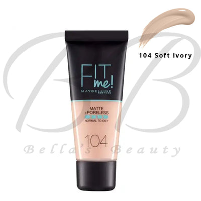 MAYBELLINE Fit Me! Matte + Poreless Normal to Oily Skin Foundation 30ml Maybelline New York
