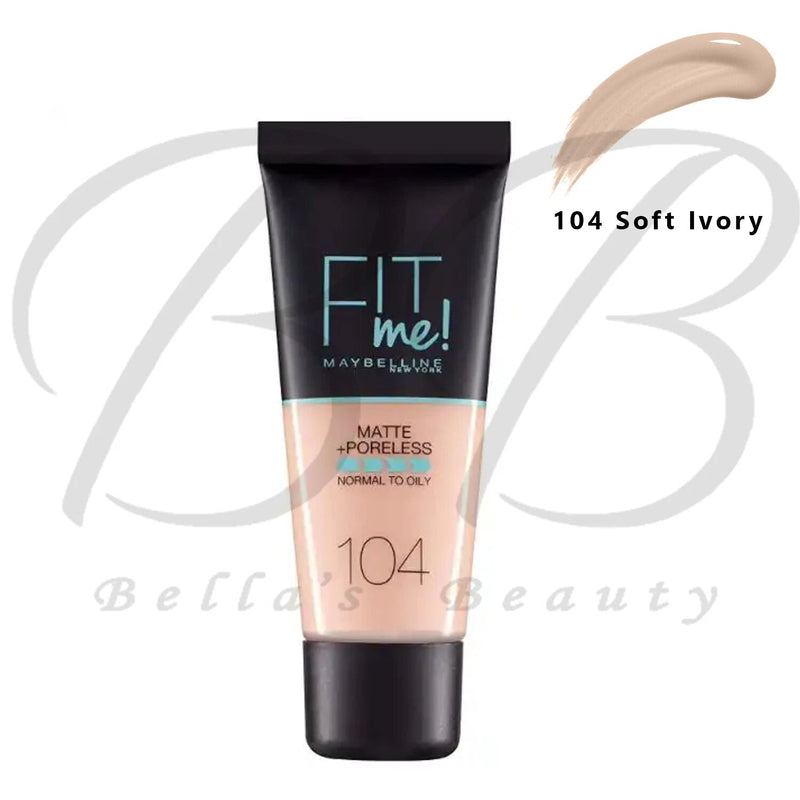 MAYBELLINE Fit Me! Matte + Poreless Normal to Oily Skin Foundation 30ml Maybelline New York