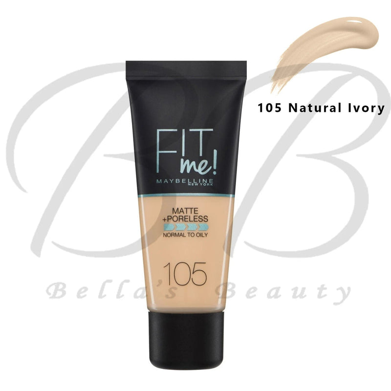 MAYBELLINE Fit Me! Matte + Poreless Normal to Oily Skin Foundation 30ml Maybelline New York