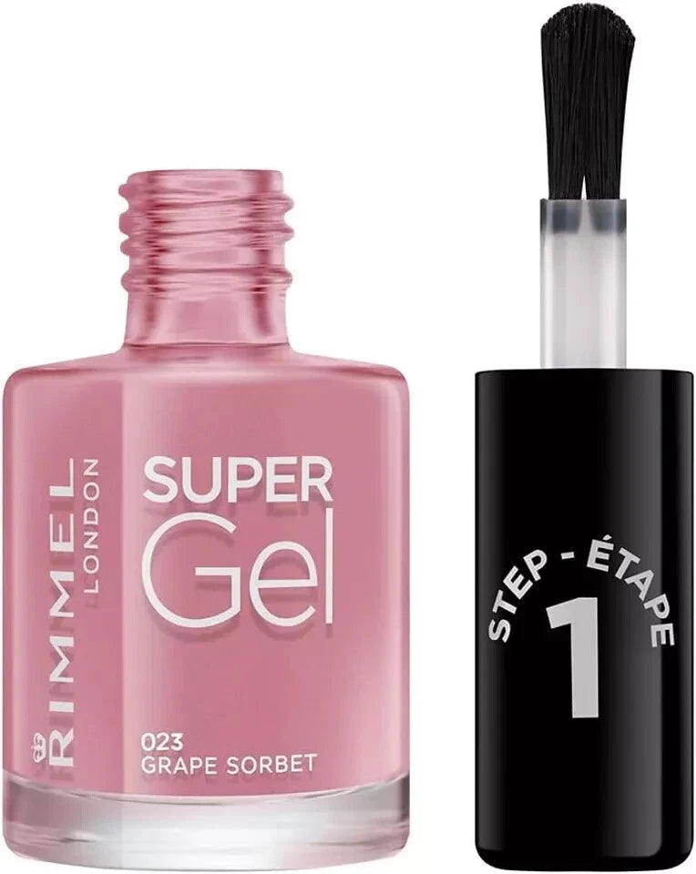 RIMMEL Super Gel High Shine Glossy Nail Polish, Top Coat 12ml Rimmel
