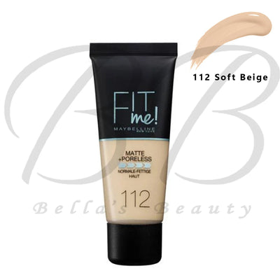 MAYBELLINE Fit Me! Matte + Poreless Normal to Oily Skin Foundation 30ml Maybelline New York