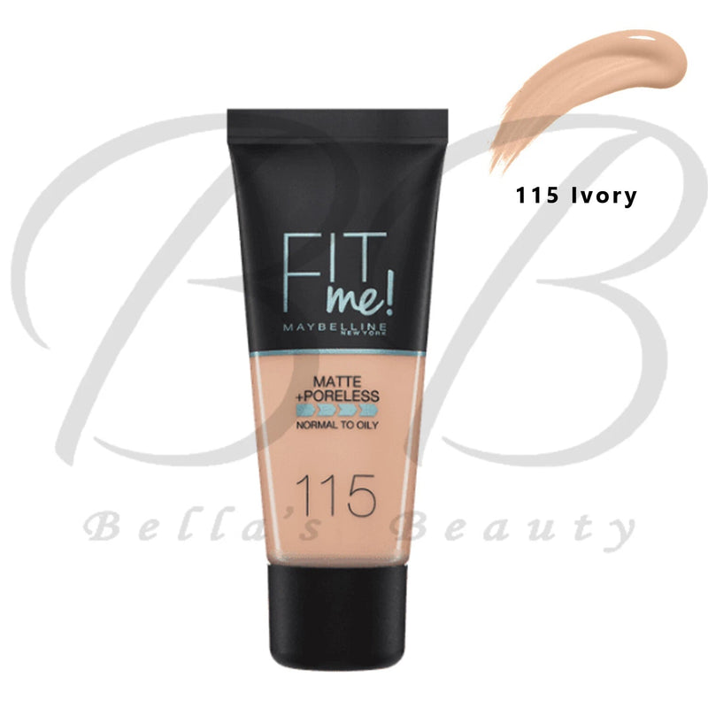 MAYBELLINE Fit Me! Matte + Poreless Normal to Oily Skin Foundation 30ml Maybelline New York