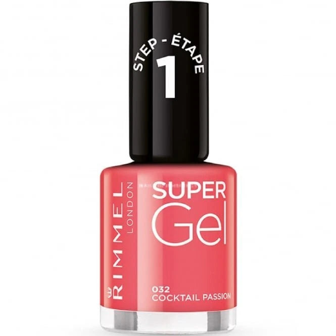 RIMMEL Super Gel High Shine Glossy Nail Polish, Top Coat 12ml Rimmel