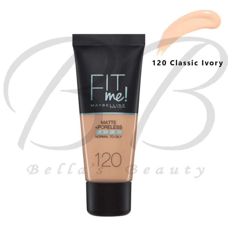 MAYBELLINE Fit Me! Matte + Poreless Normal to Oily Skin Foundation 30ml Maybelline New York