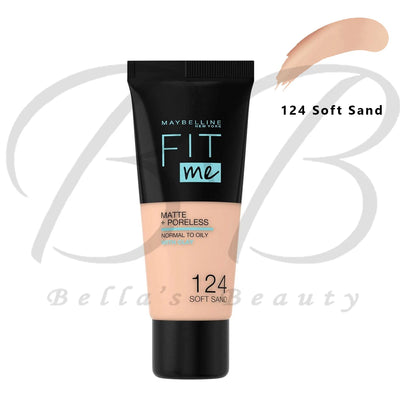 MAYBELLINE Fit Me! Matte + Poreless Normal to Oily Skin Foundation 30ml Maybelline New York