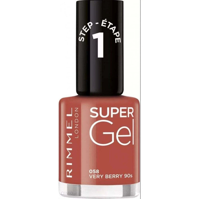 RIMMEL Super Gel High Shine Glossy Nail Polish, Top Coat 12ml Rimmel