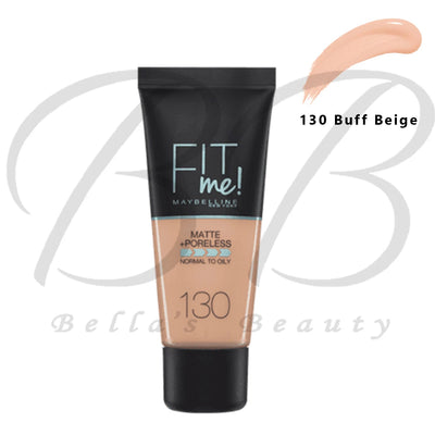 MAYBELLINE Fit Me! Matte + Poreless Normal to Oily Skin Foundation 30ml Maybelline New York