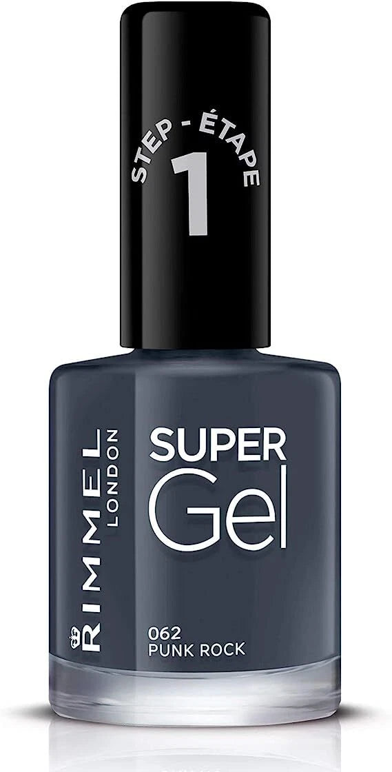 RIMMEL Super Gel High Shine Glossy Nail Polish, Top Coat 12ml Rimmel