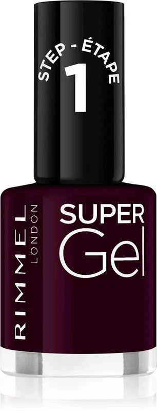 RIMMEL Super Gel High Shine Glossy Nail Polish, Top Coat 12ml Rimmel