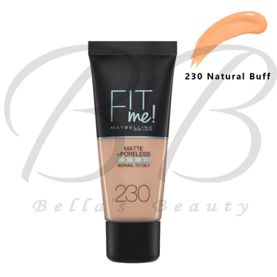 MAYBELLINE Fit Me! Matte + Poreless Normal to Oily Skin Foundation 30ml Maybelline New York