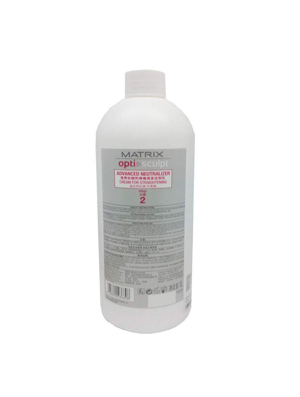 Matrix Opti Sculpt Advanced Neutralizer Straightening Cream (1000ml ...